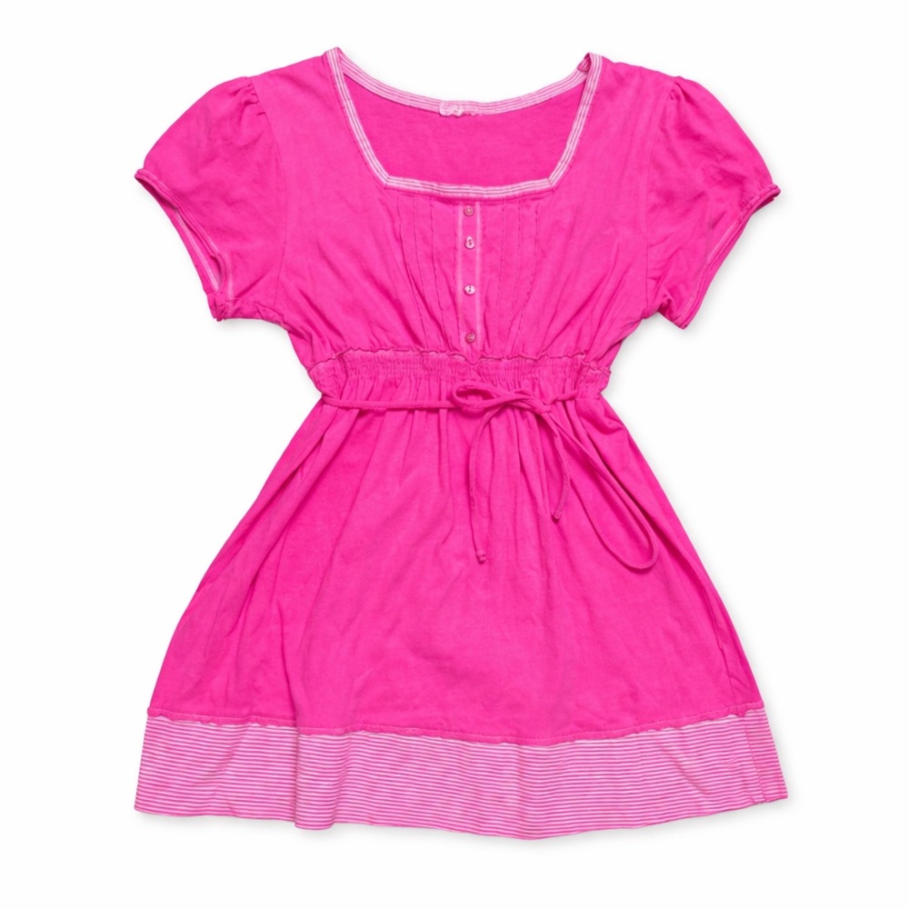 Y2K Early 2000s Pink Babydoll Top